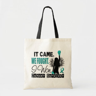 Survivor 22 Ovarian Cancer Tote Bag