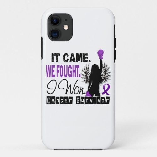 Survivor 22 Pancreatic Cancer iPhone 11 Case