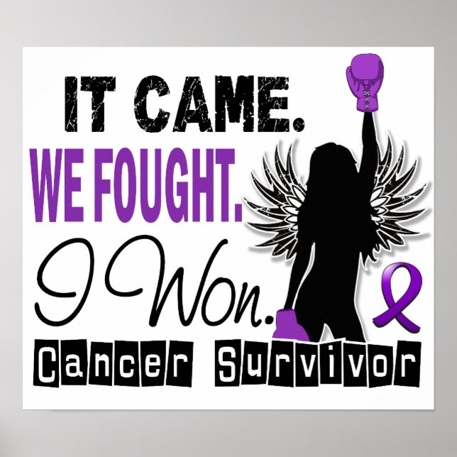 Survivor 22 Pancreatic Cancer Poster (Front)