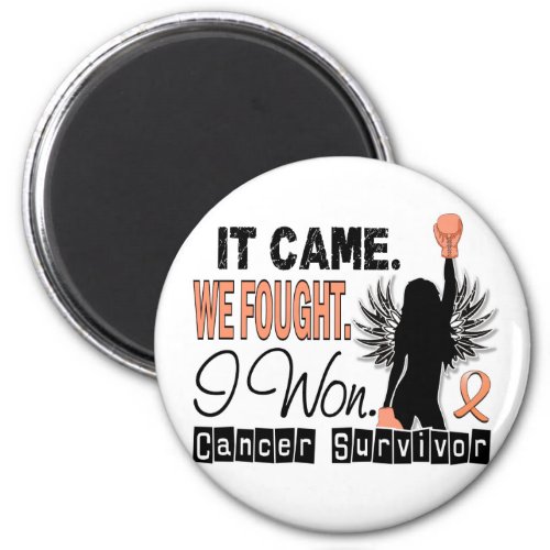 Survivor 22 Uterine Cancer Magnet