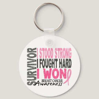 Survivor 4 Breast Cancer Keychain