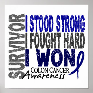 Survivor 4 Colon Cancer Poster