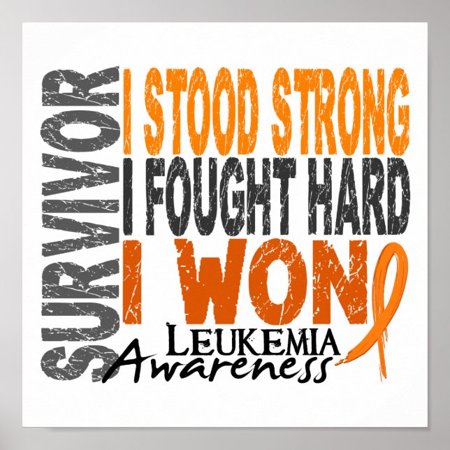 Survivor 4 Leukemia Poster (Front)