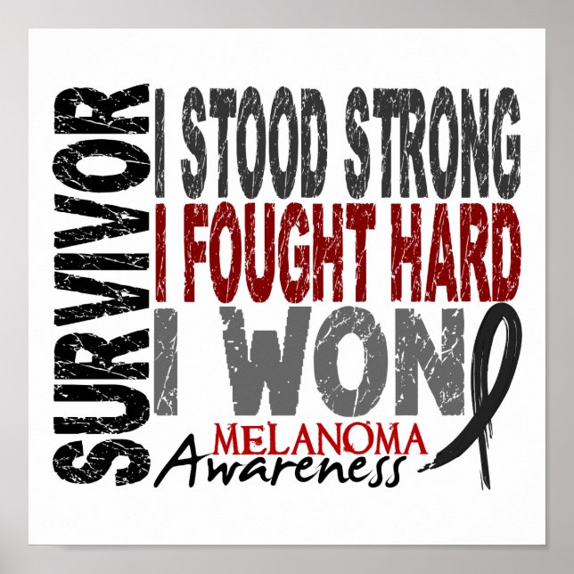 Survivor 4 Melanoma Poster (Front)