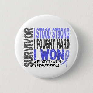 Survivor 4 Prostate Cancer Pinback Button