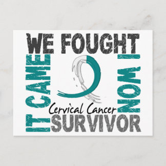 Survivor 5 Cervical Cancer Postcard