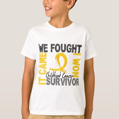 Survivor 5 Childhood Cancer T_Shirt