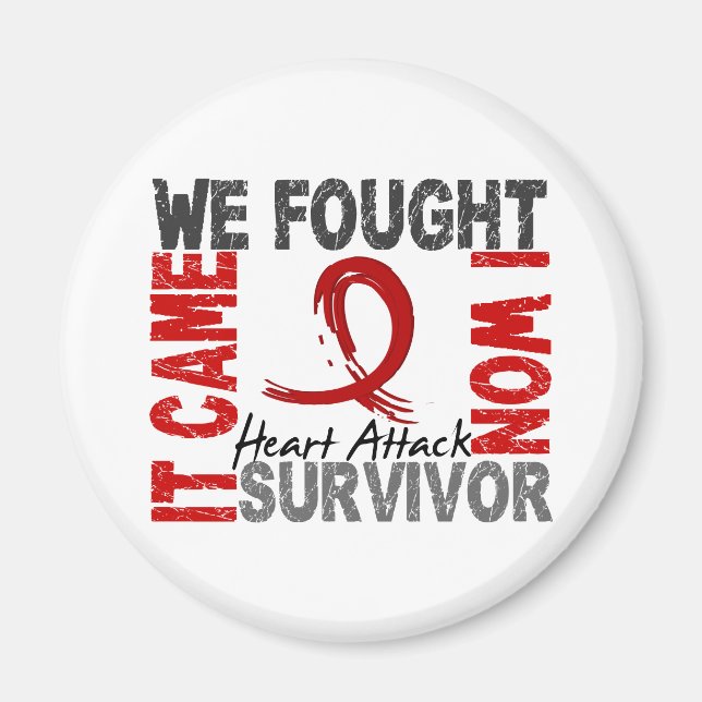 Survivor 5 Heart Attack Magnet (Front)