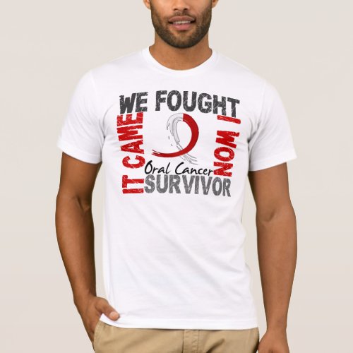Survivor 5 Oral Cancer T_Shirt