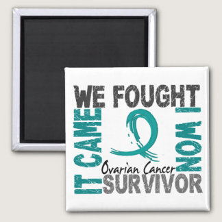 Survivor 5 Ovarian Cancer Magnet