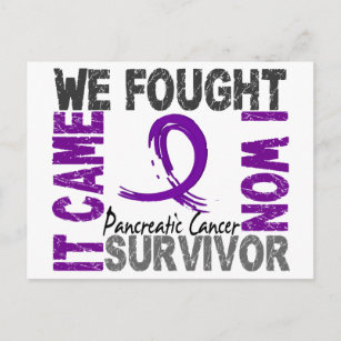 Survivor 5 Pancreatic Cancer Postcard