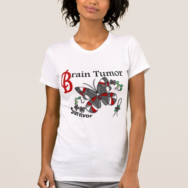 Survivor 6 Brain Tumor T-Shirt (Front)