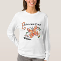 Survivor 6 Endometrial Cancer T-Shirt