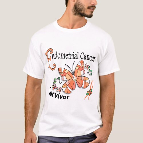 Survivor 6 Endometrial Cancer T_Shirt