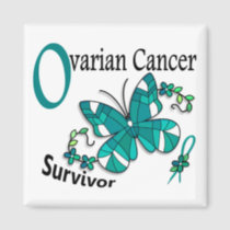 Survivor 6 Ovarian Cancer Magnet