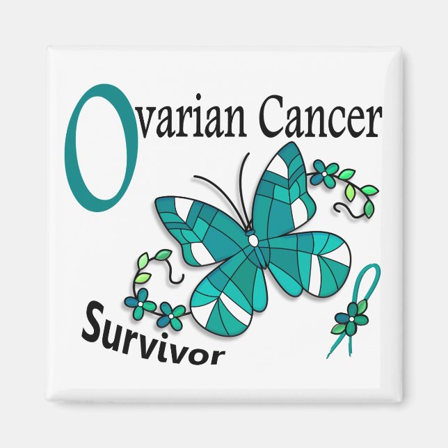 Survivor 6 Ovarian Cancer Magnet (Front)