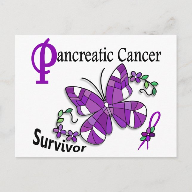 Survivor 6 Pancreatic Cancer Postcard (Front)