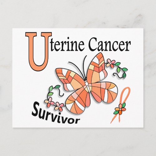Survivor 6 Uterine Cancer Postcard