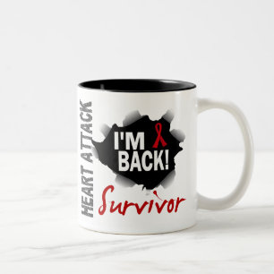 Survivor 7 Heart Attack Two-Tone Coffee Mug