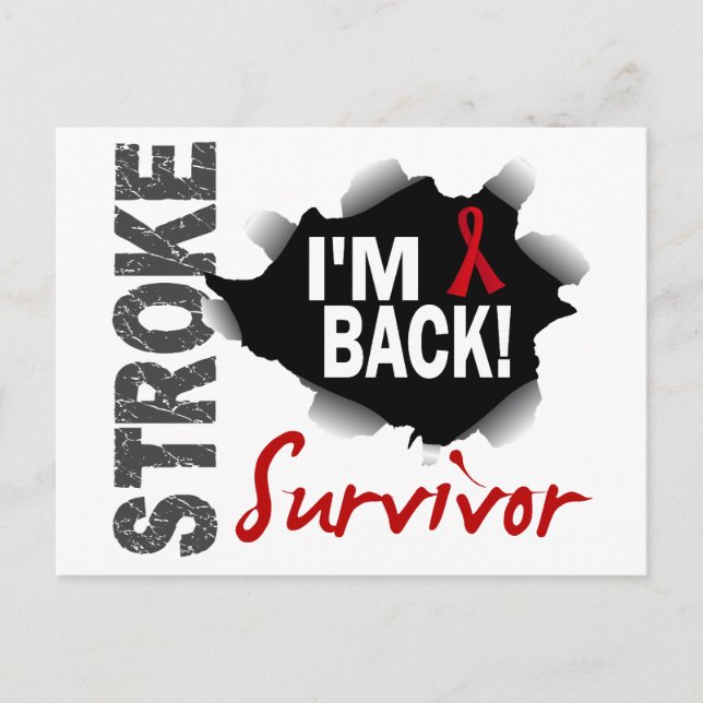 Survivor 7 Stroke Postcard (Front)