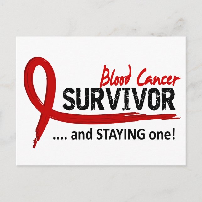 Survivor 8 Blood Cancer Postcard (Front)