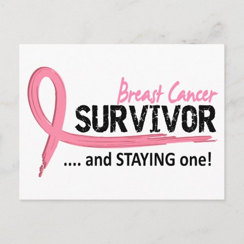 Survivor 8 Breast Cancer Postcard