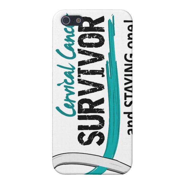 Survivor 8 Cervical Cancer iPhone Case (Back)