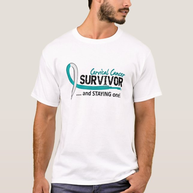 Survivor 8 Cervical Cancer T-Shirt (Front)