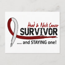 Survivor 8 Head Neck Cancer Postcard