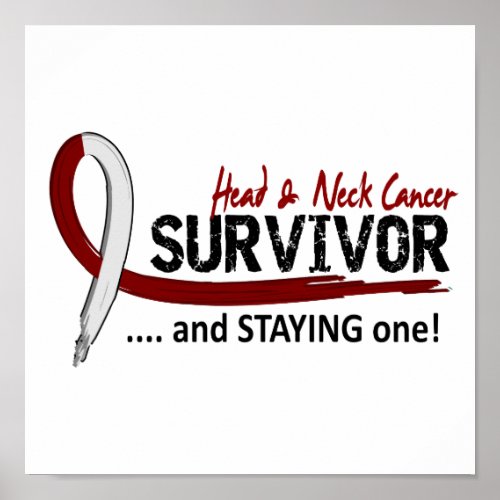 Survivor 8 Head Neck Cancer Poster