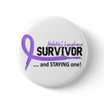 Survivor 8 Hodgkin's Lymphoma Pinback Button