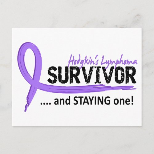 Survivor 8 Hodgkins Lymphoma Postcard