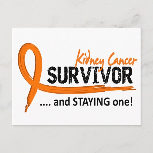 Survivor 8 Kidney Cancer Postcard