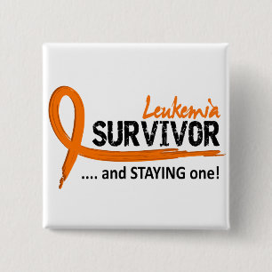 Survivor 8 Leukemia Button