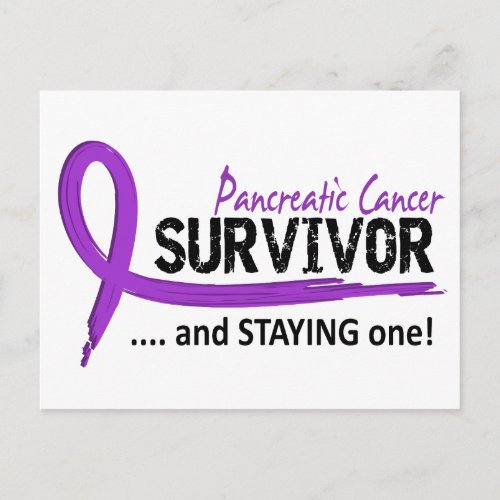 Survivor 8 Pancreatic Cancer Postcard