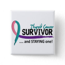 Survivor 8 Thyroid Cancer Button