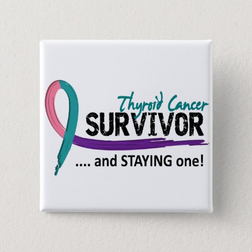 Survivor 8 Thyroid Cancer Button