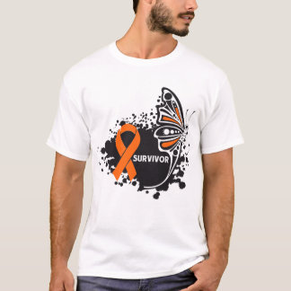 Survivor Abstract Butterfly Leukemia T-Shirt