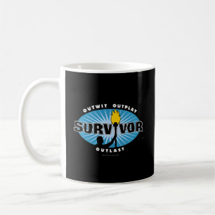 Survivor Blue Burst Coffee Mug