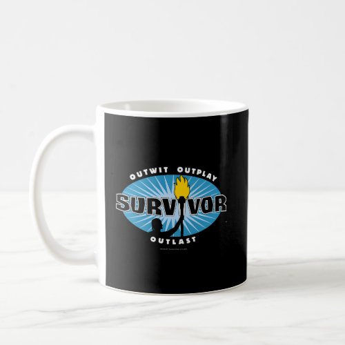 Survivor Blue Burst Coffee Mug