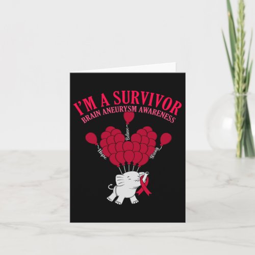 Survivor Brain Aneurysm Awareness Month Support Gr Card