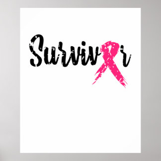 Survivor Breast Cancer Awareness Poster
