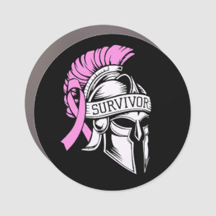 Survivor Breast Cancer Car Magnet