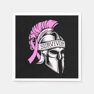 Survivor Breast Cancer Napkins