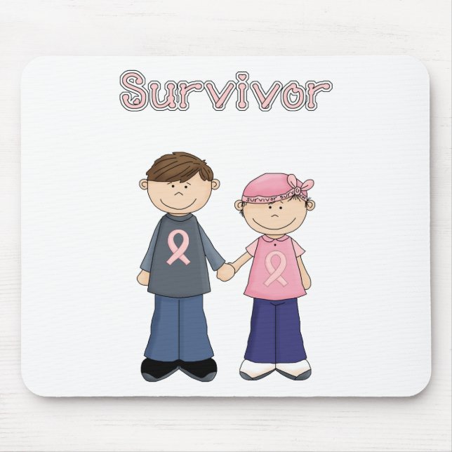 Survivor Cartoon Mouse Pad (Front)