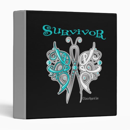 Survivor Celtic Butterfly _ Cervical Cancer Binder