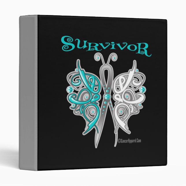 Survivor Celtic Butterfly - Cervical Cancer Binder (Front/Spine)