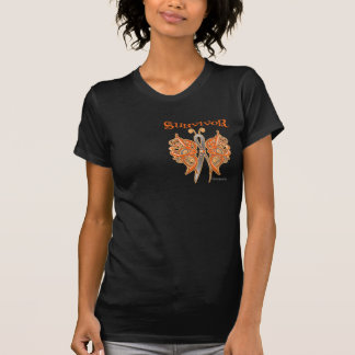 Survivor Celtic Butterfly - Leukemia T-Shirt