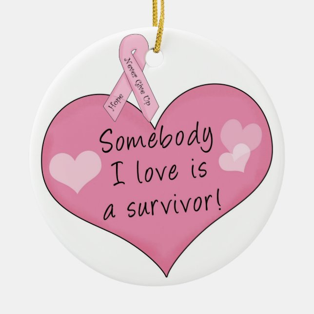 Survivor Ceramic Ornament (Front)