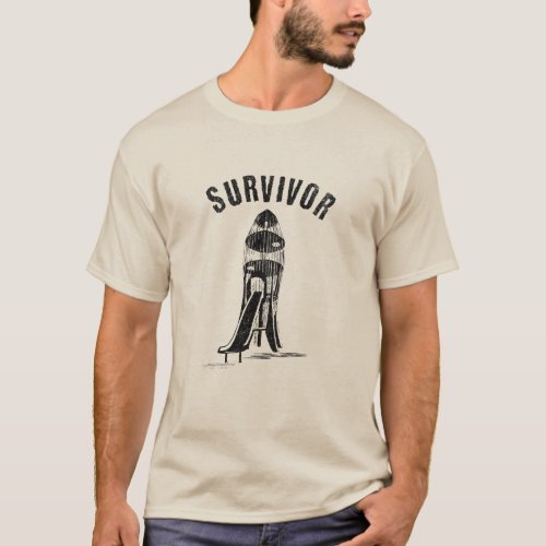 Survivor _ Childhood Steel Rocket vintage  T_Shirt